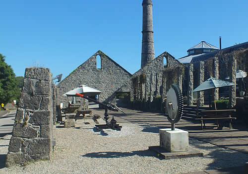Photo Gallery Image - Outdoor seating area at Wheal Martyn China Clay Museum